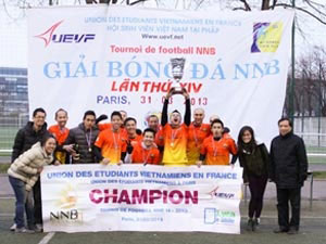 Football tournament for Vietnamese students in Paris